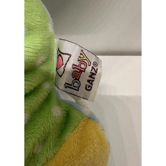 Baby Ganz Snuggles Terry Plush Stuffed Animal Toy Rattles Development Play HTF - Picture 2 of 11